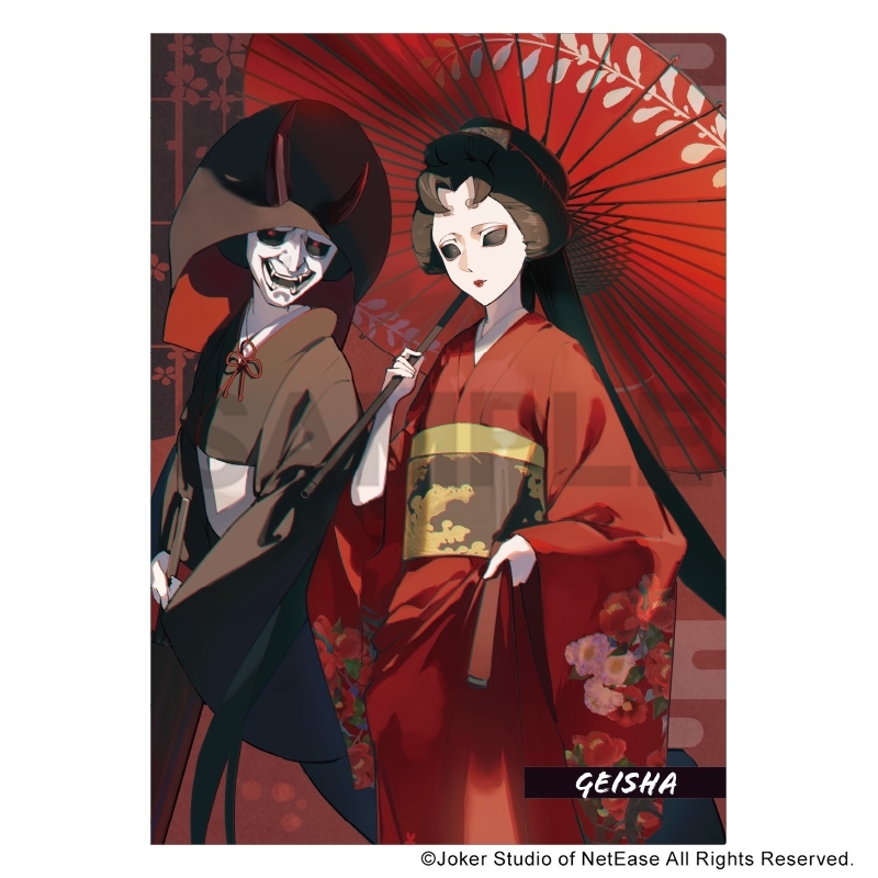 【グッズ-クリアファイル】Identity V 第五人格 シングルクリアファイル 芸者 京都