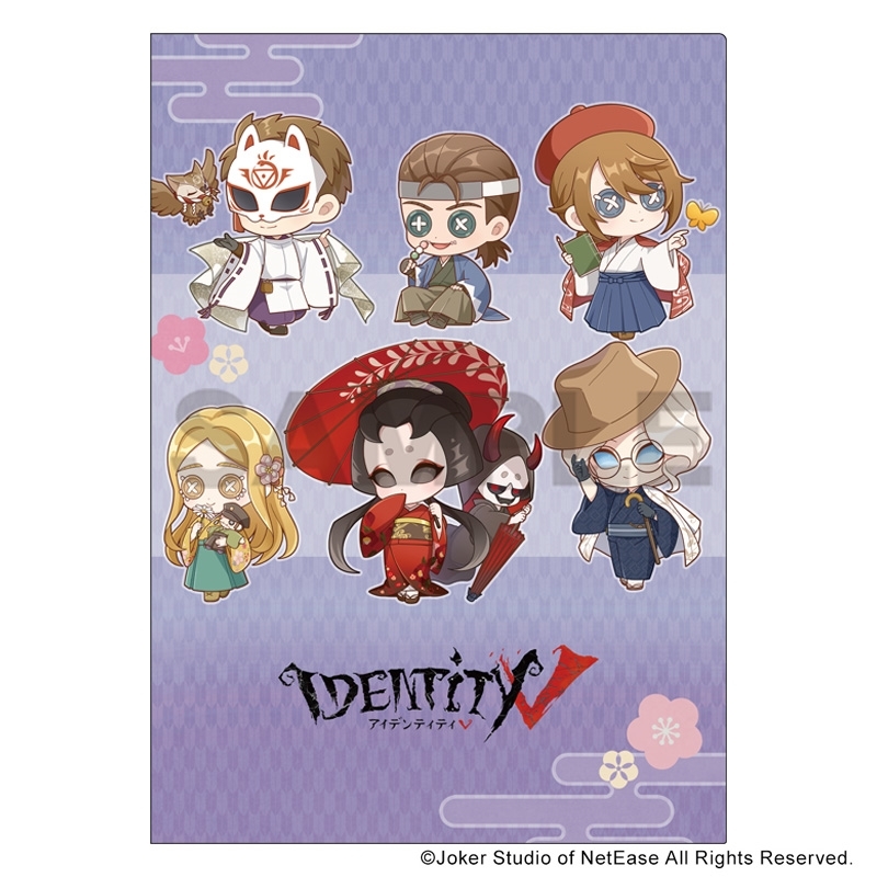 【グッズ-クリアファイル】Identity V 第五人格 シングルクリアファイル ミニキャラ集合 京都