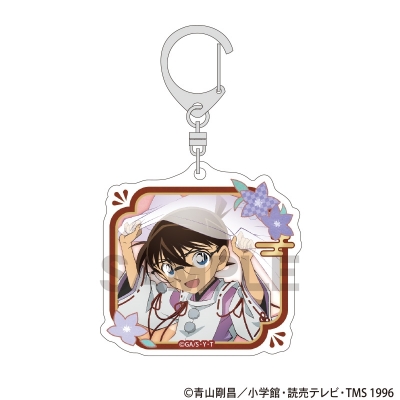 【グッズ-キーホルダー】名探偵コナン トレーディングアクリルキーホルダー 秋の華和装