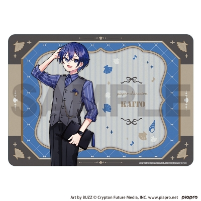 【グッズ-デスクマット】初音ミク ラバーマット KAITO レトロ☆神戸2025