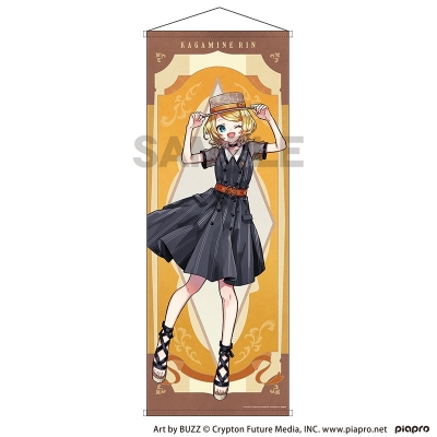 【グッズ-タペストリー】初音ミク 等身大タペストリー 鏡音リン レトロ☆神戸2025