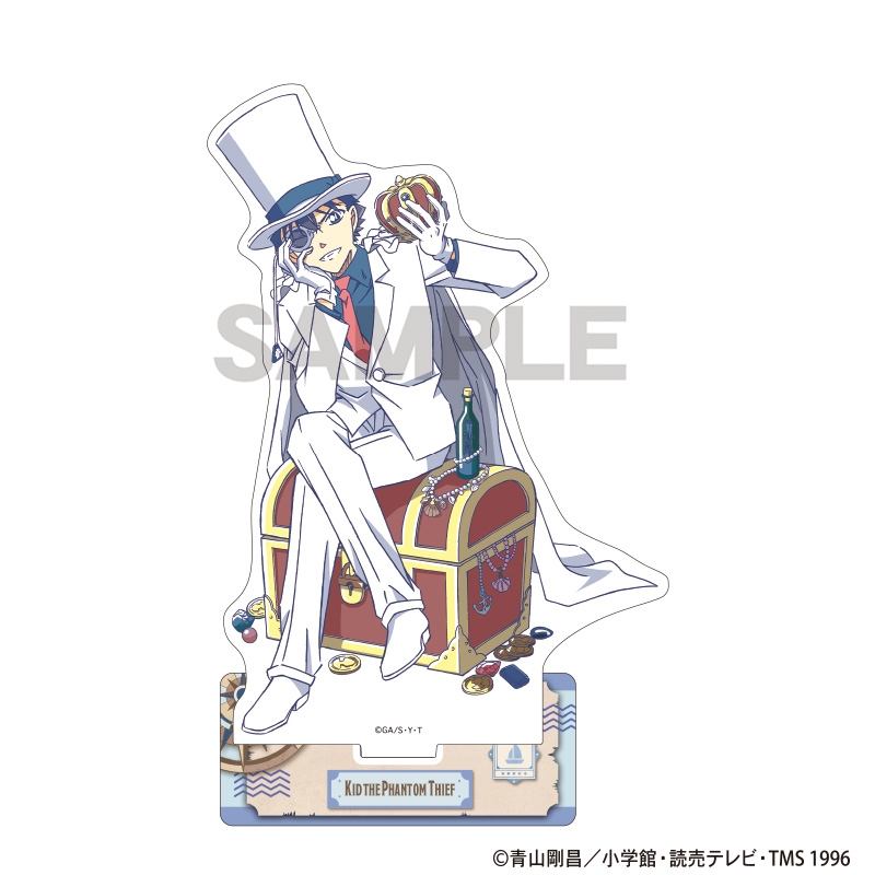 【グッズ-スタンドポップ】名探偵コナン アクリルスタンド　怪盗キッド　船乗り　クラパレット
