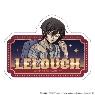 【グッズ-バッチ】コードギアス 反逆のルルーシュ アクリルネームバッジ ルルーシュ カジノB【再販】