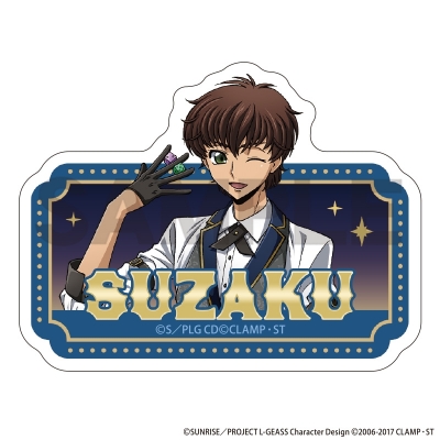【グッズ-バッチ】コードギアス 反逆のルルーシュ アクリルネームバッジ スザク カジノB【再販】
