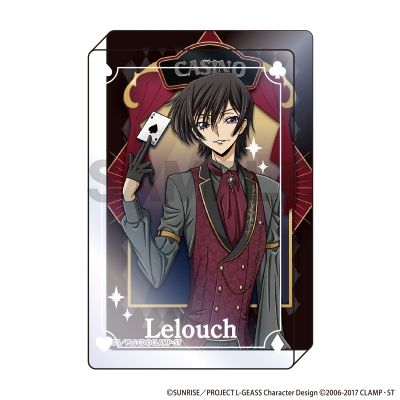 【グッズ-置きもの】コードギアス 反逆のルルーシュ アクリルブロック ルルーシュ カジノA【再販】