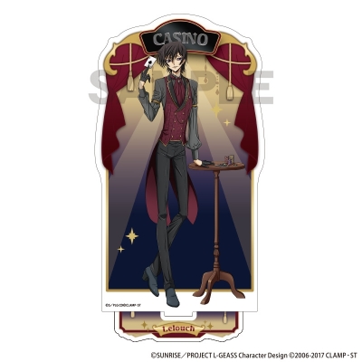 【グッズ-スタンドポップ】コードギアス 反逆のルルーシュ アクリルスタンド ルルーシュ カジノA【再販】