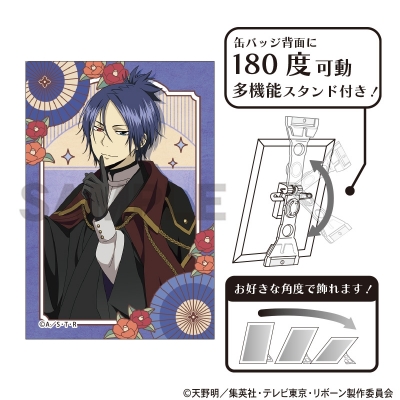 【グッズ-バッチ】家庭教師ヒットマンREBORN! アート缶バッジ 六道骸 レトロコーデ