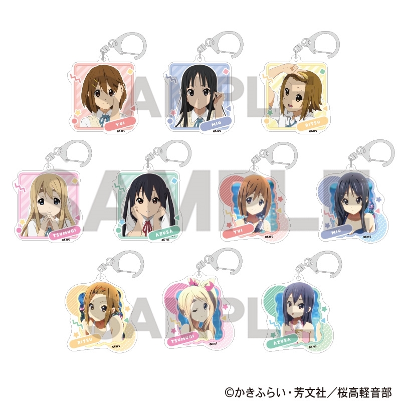 【グッズ-キーホルダー】けいおん！ トレーディングアクリルキーホルダー