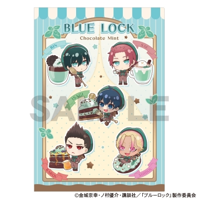 【グッズ-クリアファイル】ブルーロック シングルクリアファイル ブルー きゃらペコチョコミント