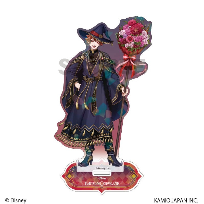 【グッズ-スタンドポップ】『ディズニー ツイステッドワンダーランド』 ホログラムアクリルスタンド エース・トラッポラ ブルームバースデー
