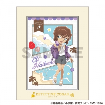 グッズ-置きもの】名探偵コナン キャラファインマット 灰原哀 アイス 