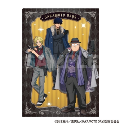 【グッズ-クリアファイル】SAKAMOTO DAYS シングルクリアファイル 坂本A・シン・夏生 ゴージャススーツ