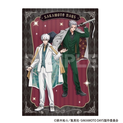 【グッズ-クリアファイル】SAKAMOTO DAYS シングルクリアファイル X(スラー)・楽 ゴージャススーツ