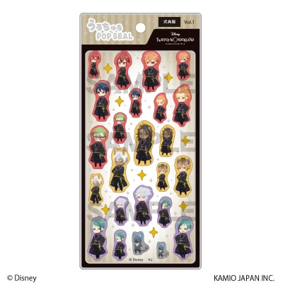 【グッズ-ステッカー】ディズニー ツイステッドワンダーランド うるちゅるPOP SEAL 式典服vol.1