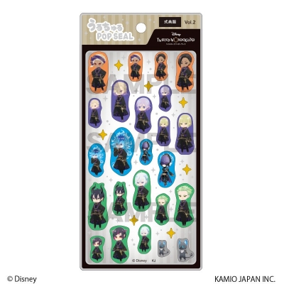 【グッズ-ステッカー】ディズニー ツイステッドワンダーランド うるちゅるPOP SEAL 式典服vol.2