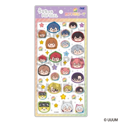 【グッズ-シール】カラフルピーチ うるちゅるPOP SEAL デフォルメ