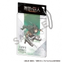 【グッズ-キーホルダー】進撃の巨人 パッケージ風アクリルキーホルダー リヴァイ アクションの画像