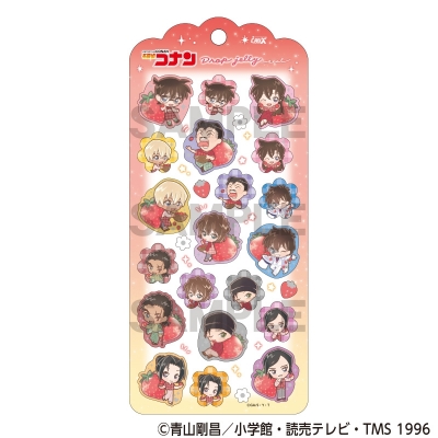 【グッズ-シール】名探偵コナン ドロップジェリーシール きゃらペコ いちご狩り