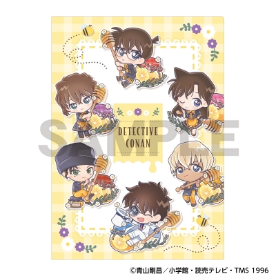 【グッズ-クリアファイル】名探偵コナン シングルクリアファイル イエロー きゃらペコはちみつ
