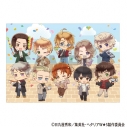 【グッズ-クリアファイル】ヘタリア World★Stars シングルクリアファイル 集合 食べ歩きグルメ ミニキャラの画像