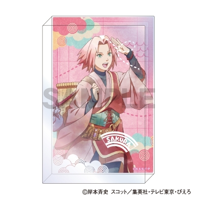 【グッズ-置きもの】NARUTO-ナルト- 疾風伝 アクリルブロック 春野サクラ 旅人 クラパレット