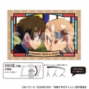 【グッズ-バッチ】地縛少年花子くん2 アート缶バッジ 花子くん&八尋寧々 ベージュの画像