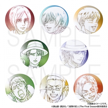 グッズ-バッチ】進撃の巨人 原画缶バッジコレクション | アニメイト