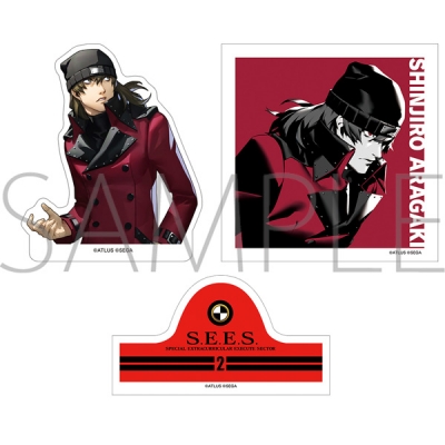 【グッズ-ステッカー】ペルソナ3 リロード メタルステッカーセット/荒垣 真次郎