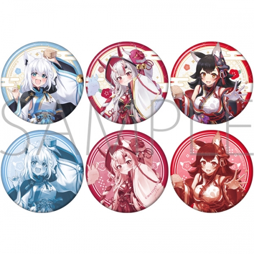 グッズ-バッチ】ホロライブ キャラバッジコレクション/いろはにほへっ ※最終値下げ‼️早い者勝ち沙花叉クロヱアニメイト缶バッジ