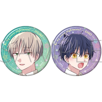 【グッズ-バッチ】誰か夢だと言ってくれ ホログラム缶バッジセット/樹&小夜