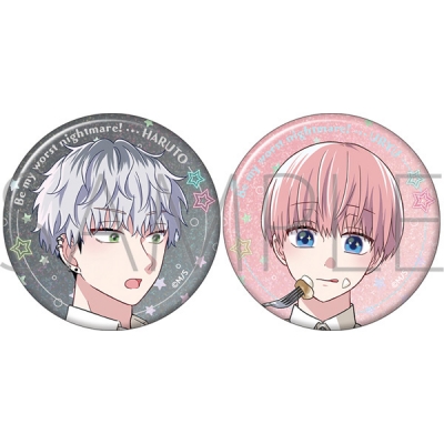 【グッズ-バッチ】誰か夢だと言ってくれ ホログラム缶バッジセット/晴人&雨竜