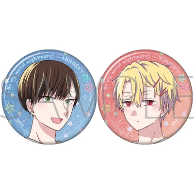 【グッズ-バッチ】誰か夢だと言ってくれ ホログラム缶バッジセット/現寿&夢路