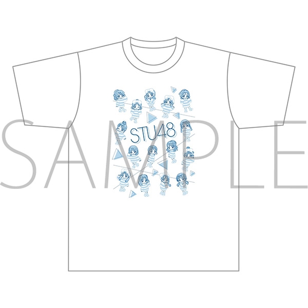 【グッズ-Ｔシャツ】STU48 Tシャツ/L