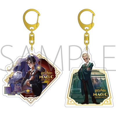 【グッズ-キーホルダー】ハリー・ポッター:魔法の覚醒 アクリルキーホルダーセット/A(Harry Potter & Draco Malfoy)2個セット