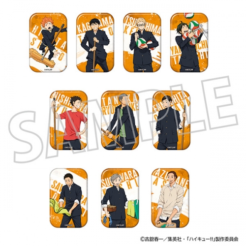 グッズ-バッチ】ハイキュー!! スクエア缶バッジコレクション | アニメイト