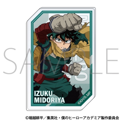 【グッズ-ステッカー】僕のヒーローアカデミア アクリルマルチステッカー/緑谷 出久A