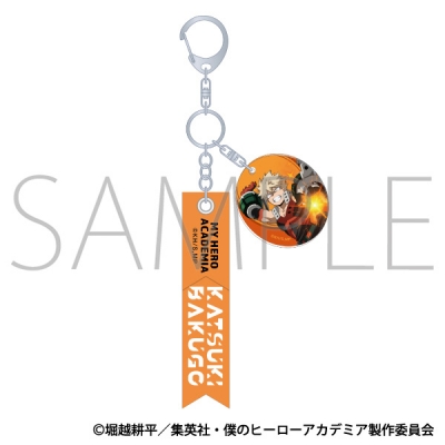 【グッズ-キーホルダー】僕のヒーローアカデミア 合皮リボンキーホルダー/爆豪 勝己