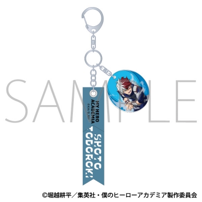 【グッズ-キーホルダー】僕のヒーローアカデミア 合皮リボンキーホルダー/轟 焦凍