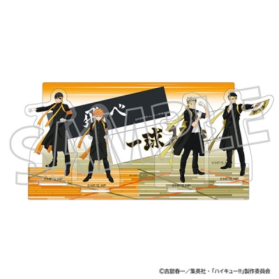 【グッズ-スタンドポップ】ハイキュー!! アクリルジオラマ/烏野高校・梟谷学園高校