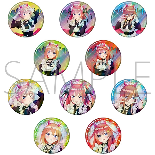 【グッズ-バッチ】五等分の花嫁∽ キャラバッジコレクション（小悪魔メイド）