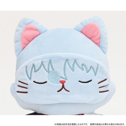 グッズ-ぬいぐるみ】銀魂 withCATアイマスク付きふらっとぬいぐるみ 