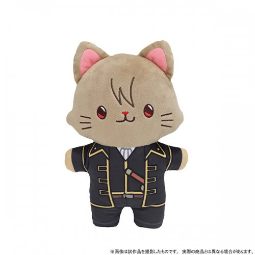 グッズ-ぬいぐるみ】銀魂 withCATアイマスク付きふらっとぬいぐるみ 