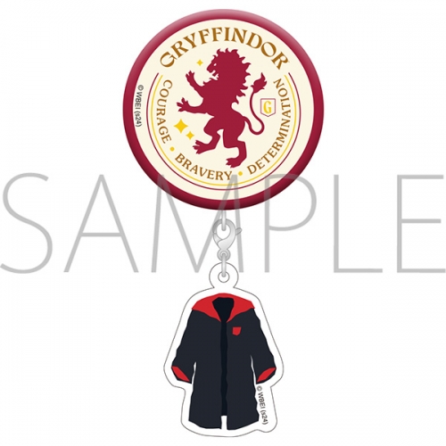 グッズ-バッチ】ハリーポッター チャーム付缶バッジ/Gryffindor 
