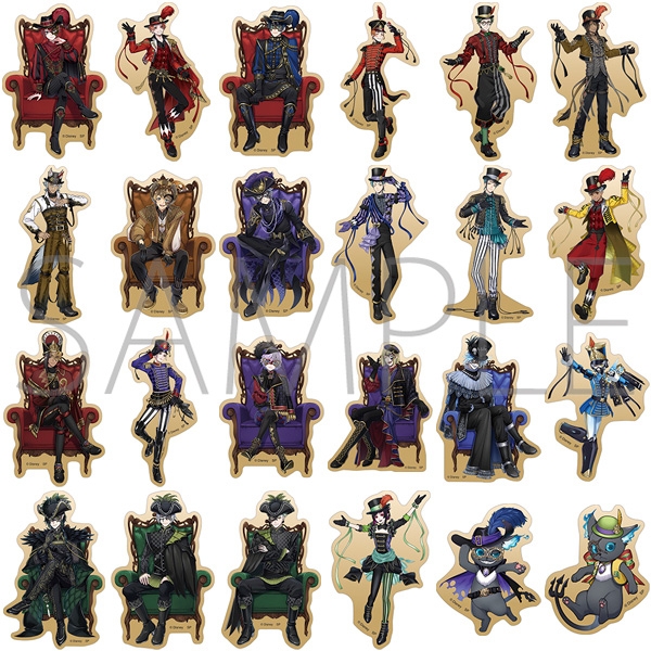 【グッズ-シール】ディズニー ツイステッドワンダーランド ぺたコレクション/Halloween ver.2024