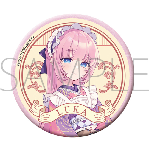 グッズ-バッチ】初音ミクシリーズ 缶バッジ/D 巡音ルカ 和風喫茶  