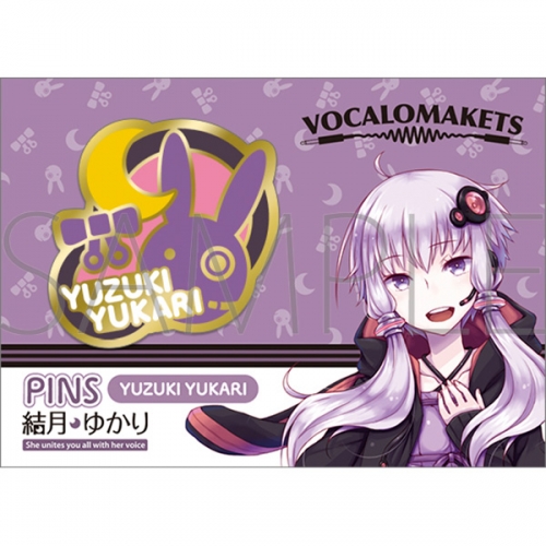 グッズ-ピンバッチ】VOCALOMAKETS ピンズ/結月ゆかり | アニメイト 結月ゆかりBIG缶バッジVOCALOID