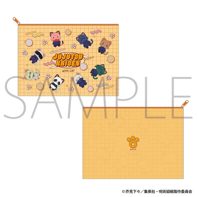【グッズ-ポーチ】呪術廻戦 第2期 withCAT illustration Ver. クリアポーチ A