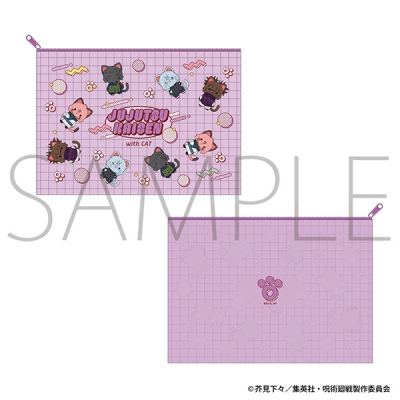 【グッズ-ポーチ】呪術廻戦 第2期 withCAT illustration Ver. クリアポーチ B