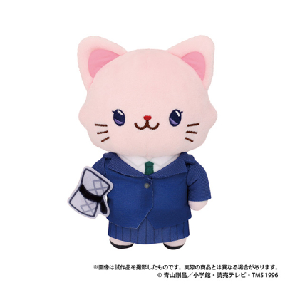 【グッズ-キーホルダー】名探偵コナン withCAT アイマスク付きぬいぐるみキーホルダーPlus/毛利蘭
