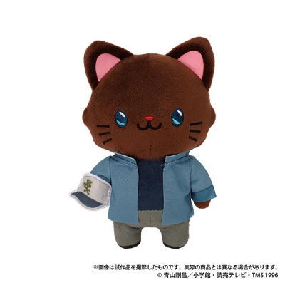 【グッズ-キーホルダー】名探偵コナン withCAT アイマスク付きぬいぐるみキーホルダーPlus/服部平次